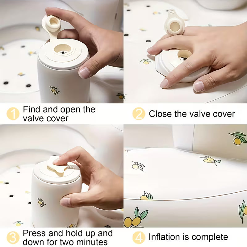 Inflatable Children's Chair with Adjustable Air Pump