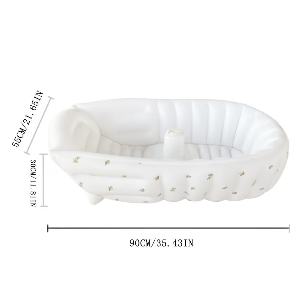 Inflatable bath newborn babies