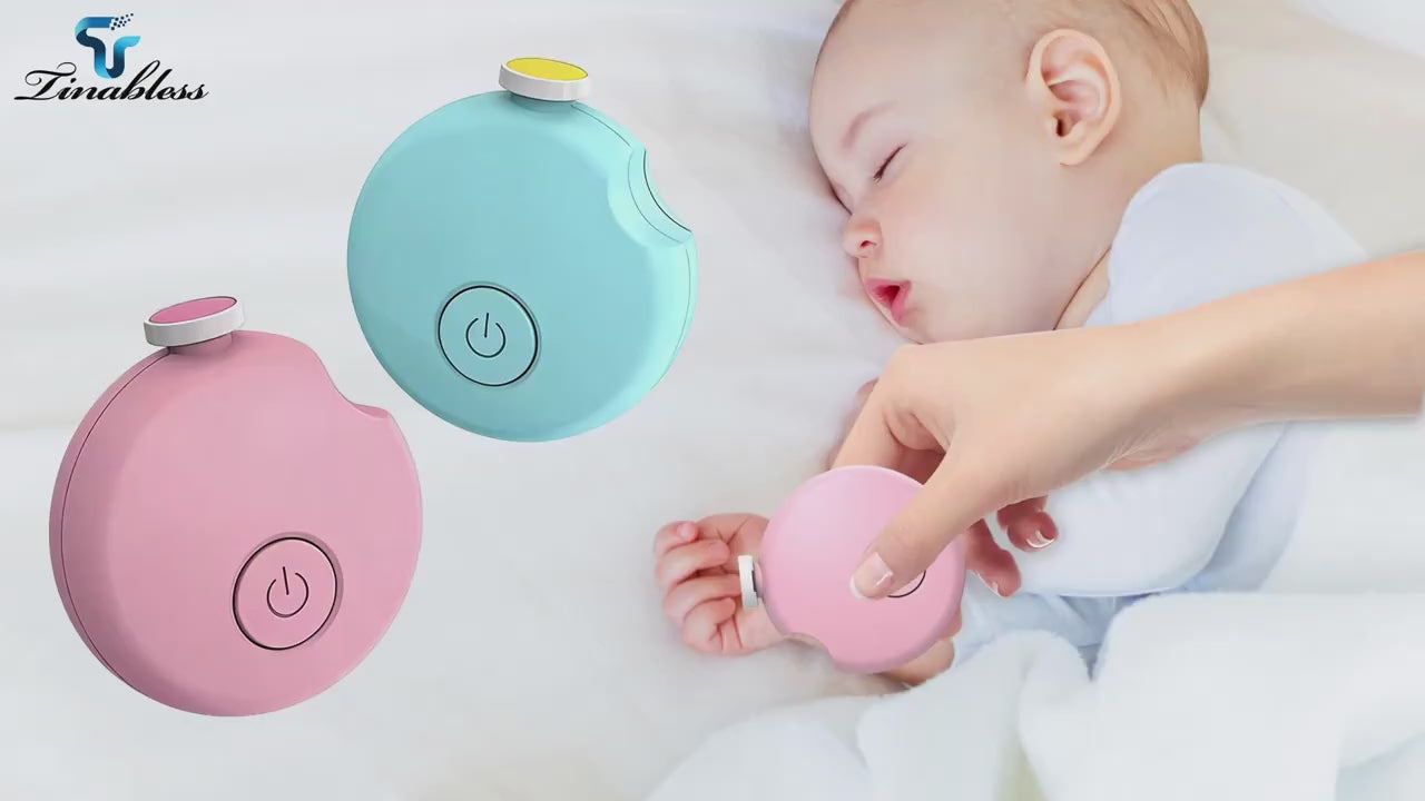 Electric Nail Clipper - 6 Grinding heads included