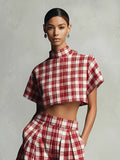 Retro red/white